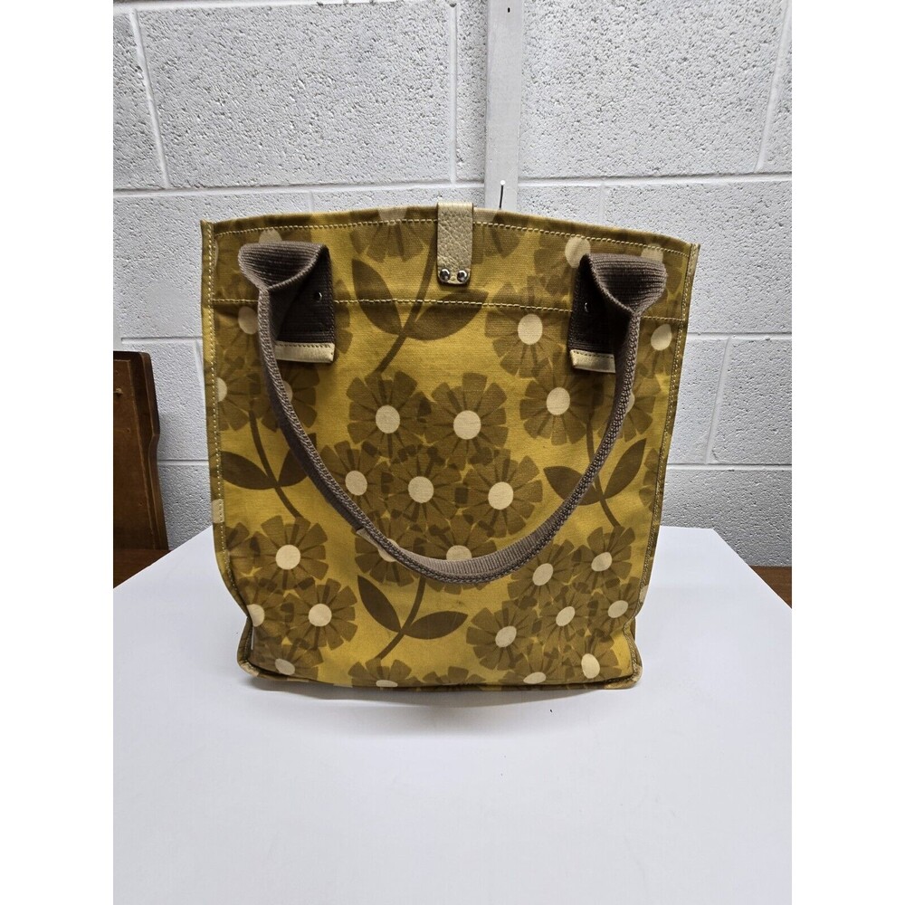 Orla Kiely Toye Bag Yellow Floral Durable Coated